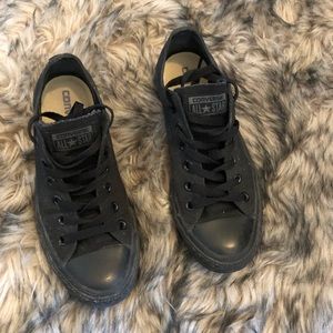 All Black Converse